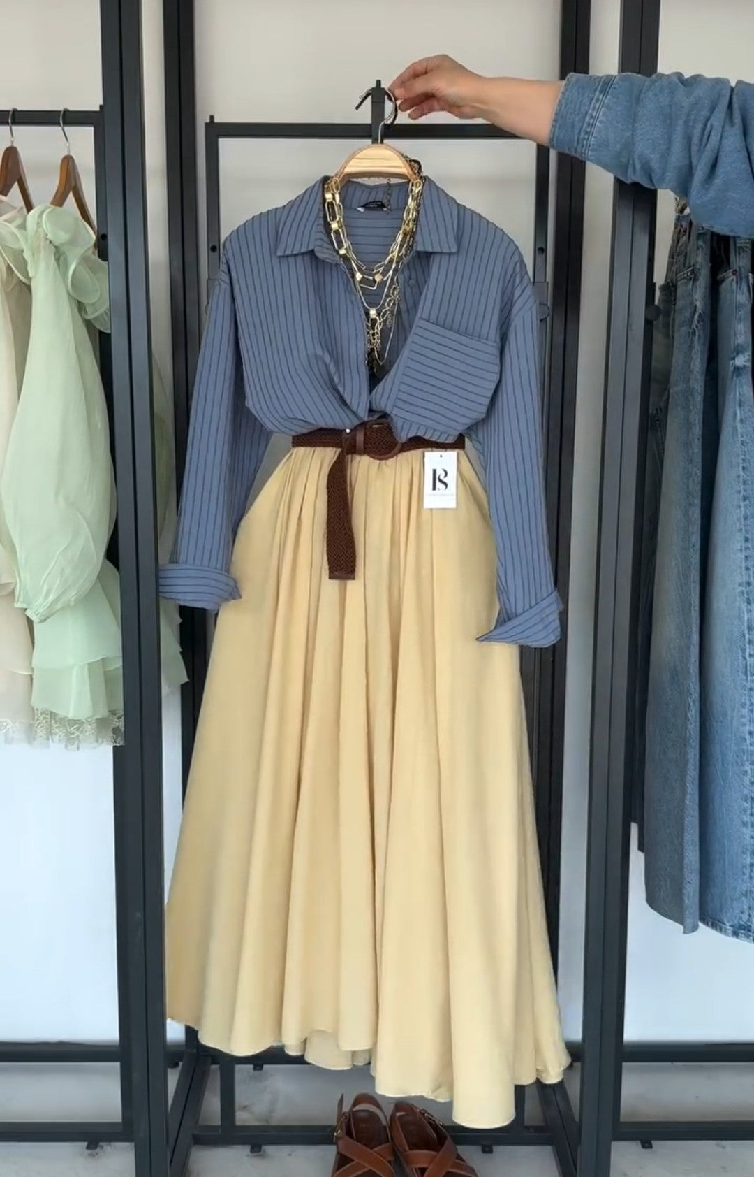 Shirt Skirt (Check shirt)