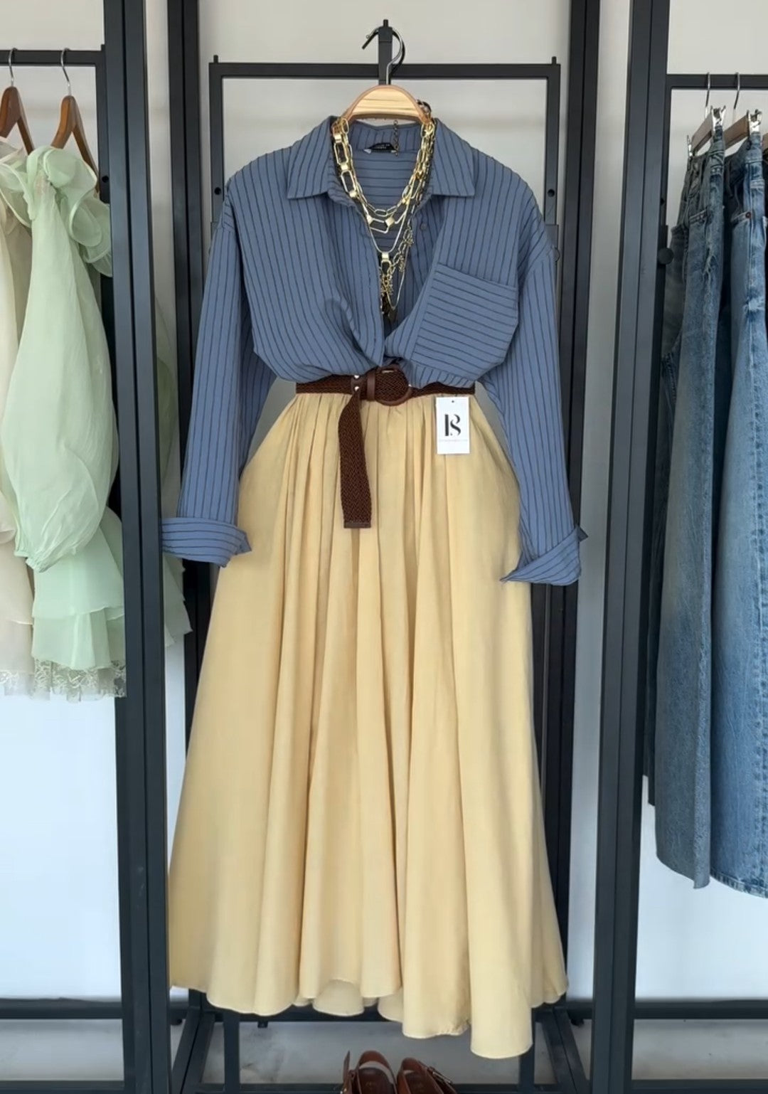 Shirt Skirt (Check shirt)