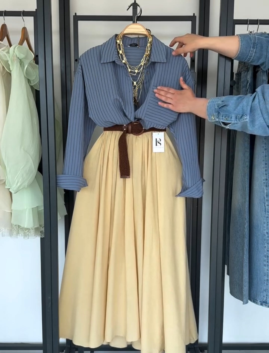 Shirt Skirt (Check shirt)