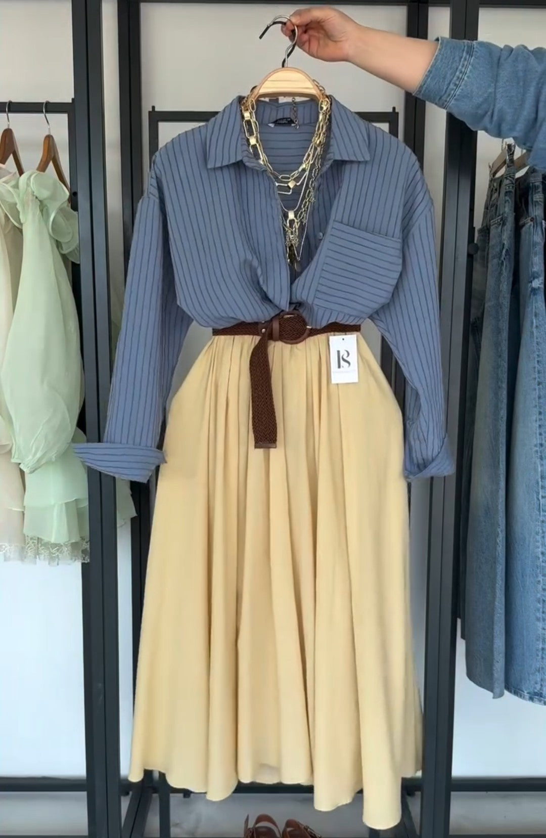Shirt Skirt (Check shirt)